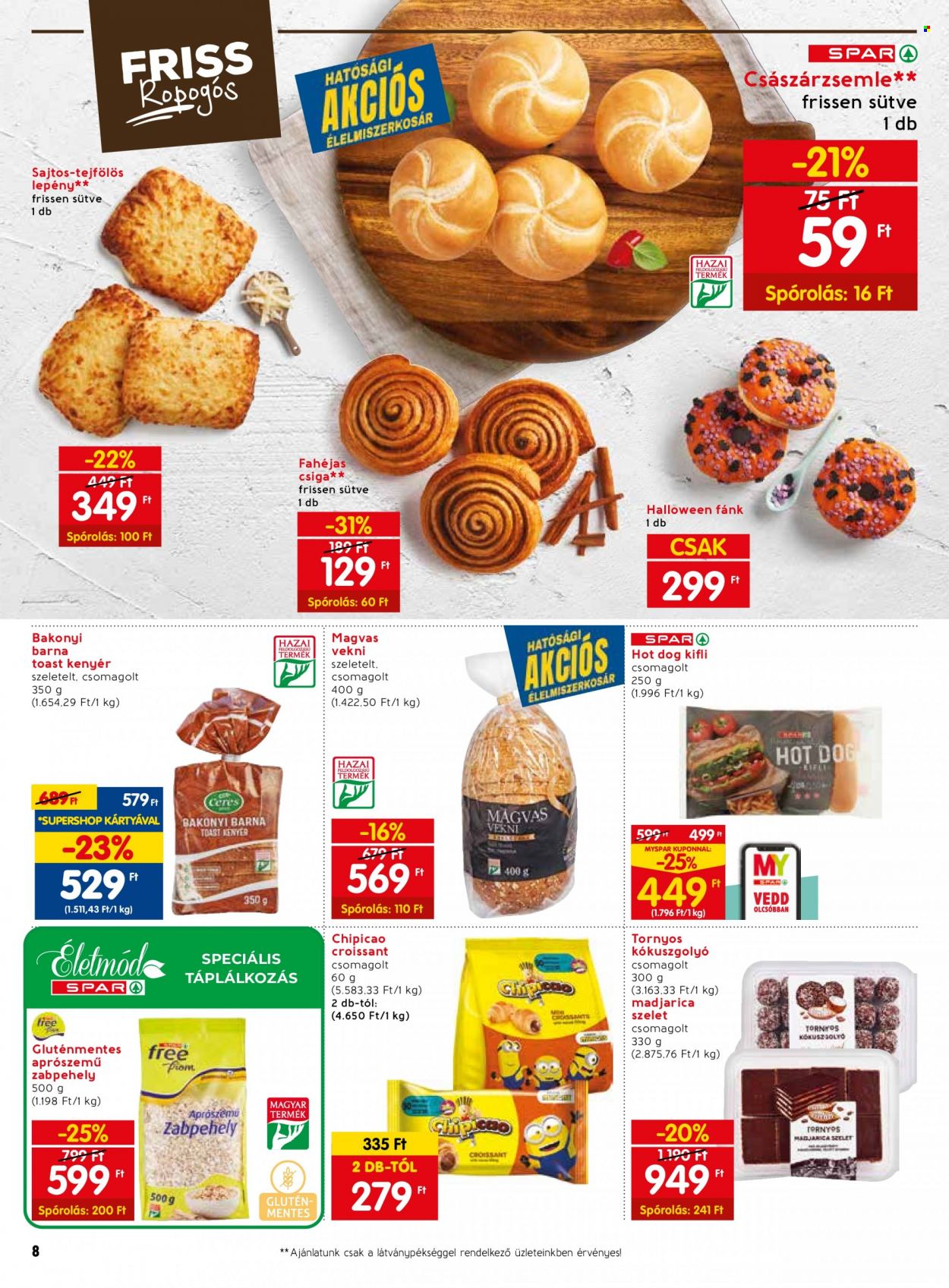 SPAR akciós újságok - 2023.10.19 - 2023.10.25. Oldal 8