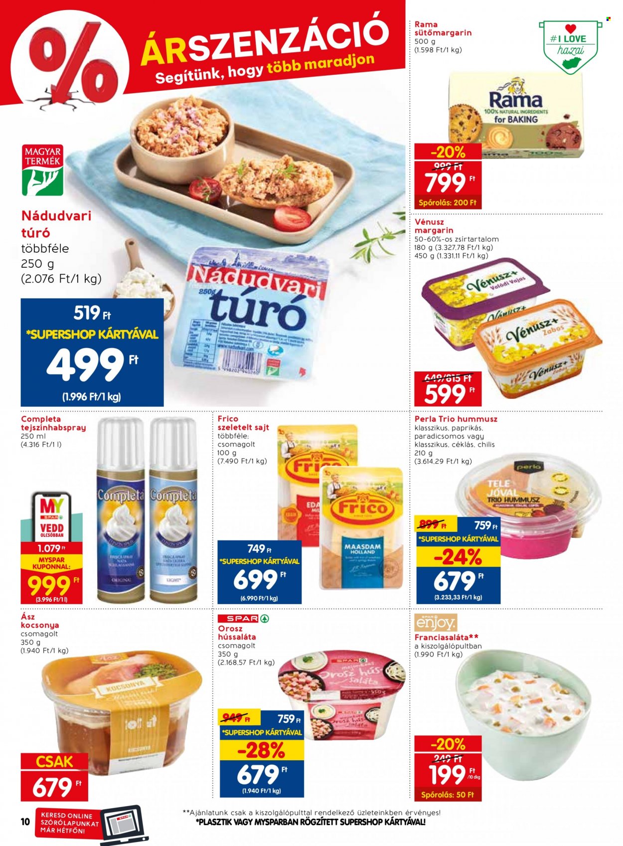 SPAR akciós újságok - 2023.10.19 - 2023.10.25. Oldal 10