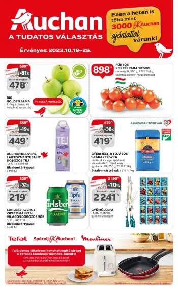 Újság Auchan - 2023.10.19 - 2023.10.25.