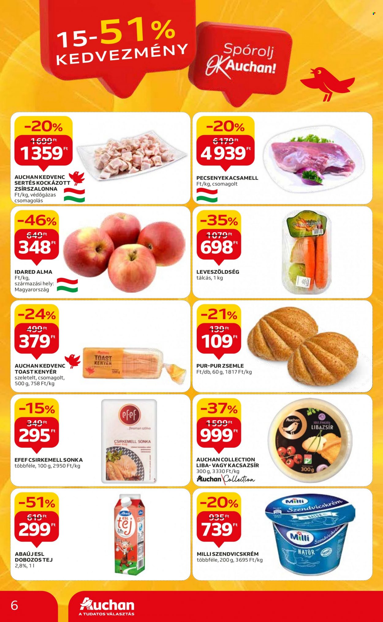 Auchan akciós újságok - 2023.10.19 - 2023.10.25. Oldal 6