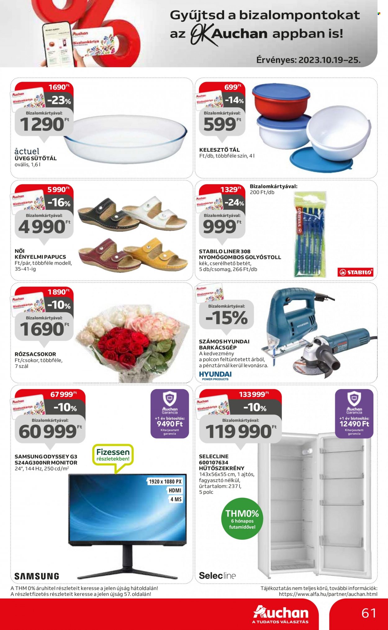 Auchan akciós újságok - 2023.10.19 - 2023.10.25. Oldal 61