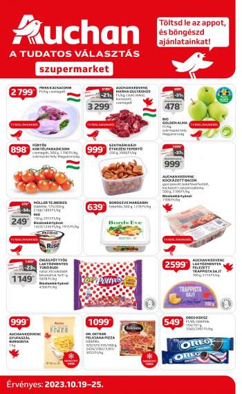 Újság Auchan - 2023.10.19 - 2023.10.25.