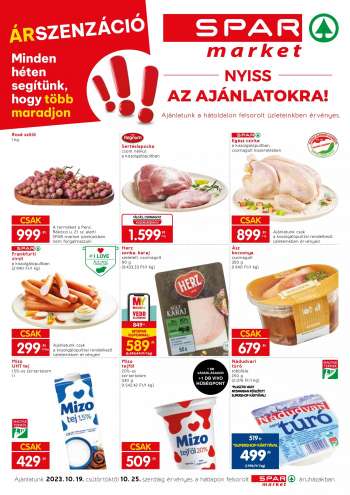 Újság SPAR market - 2023.10.19 - 2023.10.25.