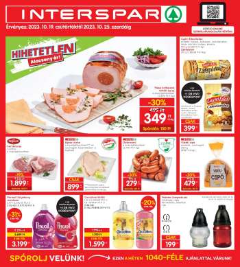 Újság INTERSPAR - 2023.10.19 - 2023.10.25.