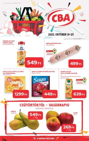 Újság CBA - 2023.10.19 - 2023.10.25.