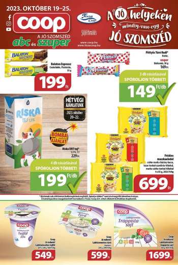 Újság Coop - 2023.10.19 - 2023.10.25.