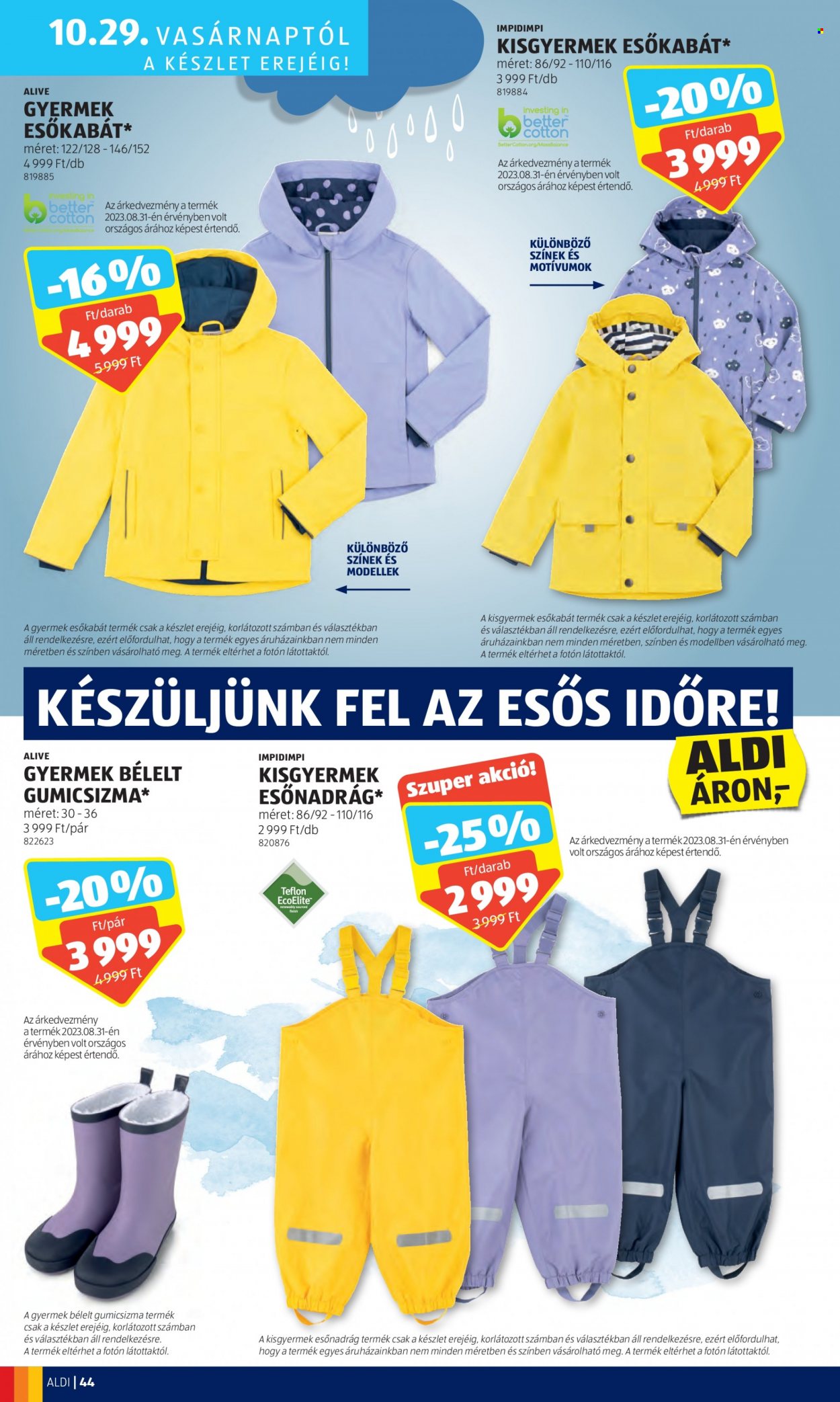 Aldi akciós újságok - 2023.10.26 - 2023.10.31. Oldal 50