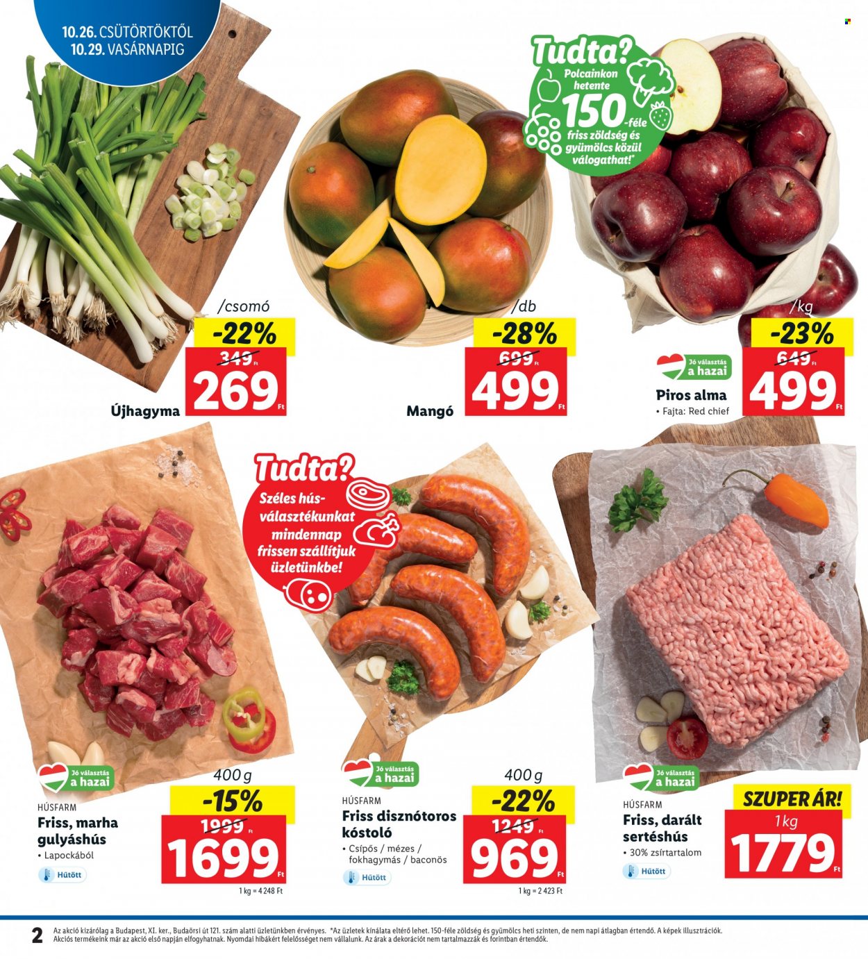 Lidl akciós újságok - 2023.10.26 - 2023.10.29. Oldal 2
