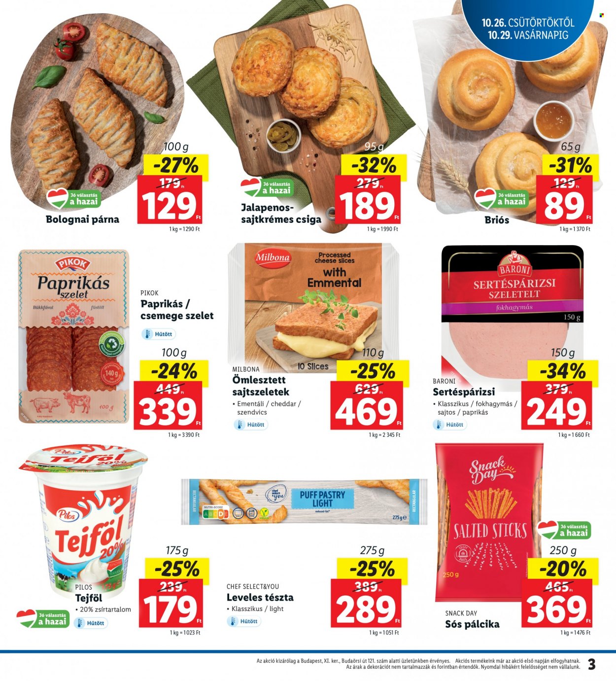 Lidl akciós újságok - 2023.10.26 - 2023.10.29. Oldal 3