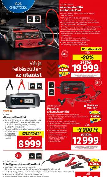 Újság Lidl - 2023.10.26 - 2023.11.01.