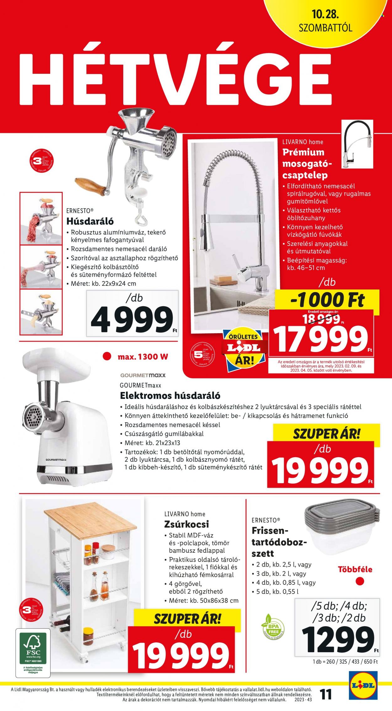 Lidl akciós újságok - 2023.10.26 - 2023.11.01. Oldal 11