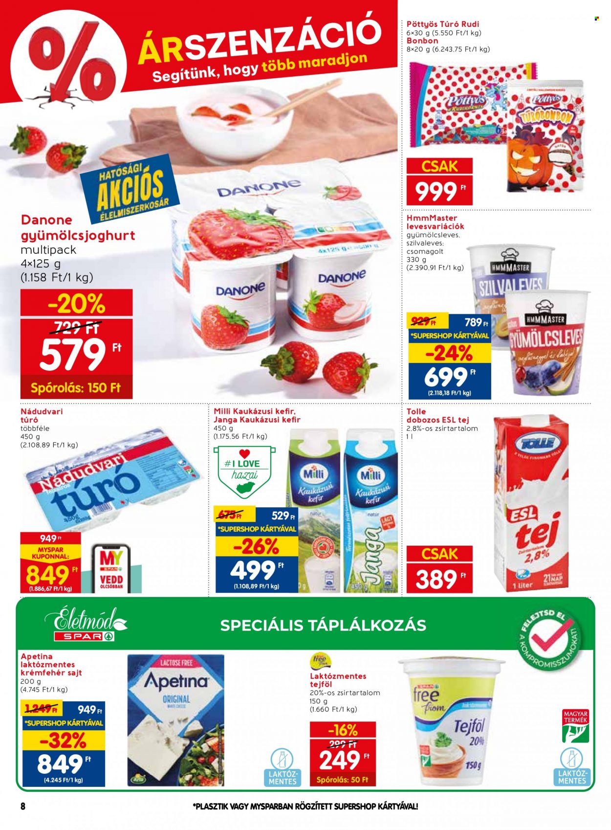 SPAR akciós újságok - 2023.10.26 - 2023.10.31. Oldal 8
