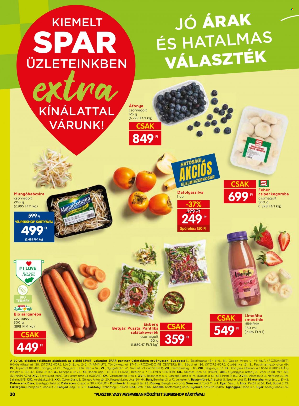 SPAR market akciós újságok - 2023.10.26 - 2023.10.31. Oldal 1