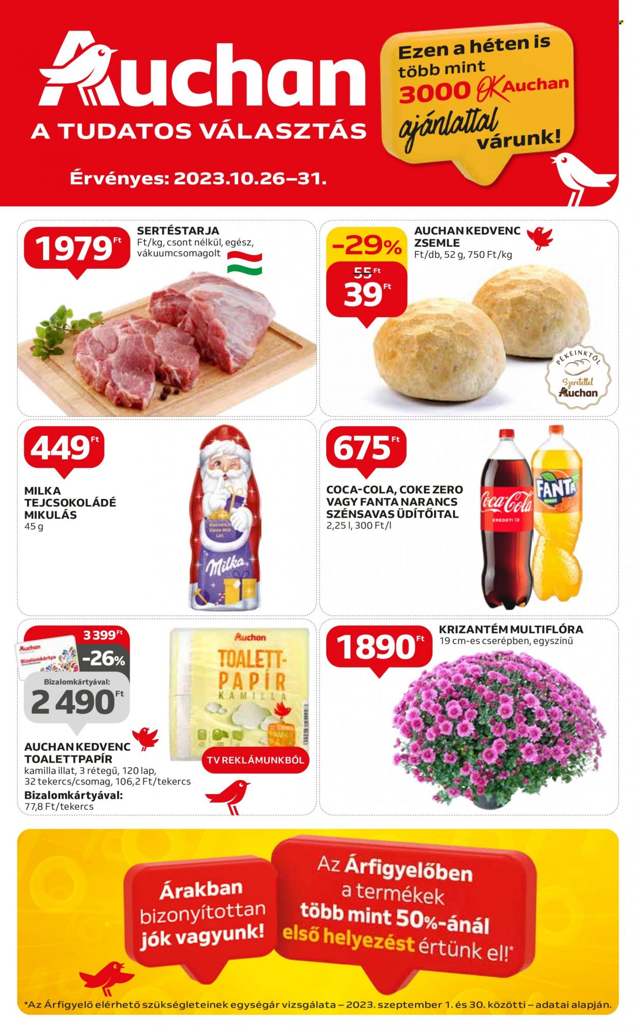 Auchan akciós újságok - 2023.10.26 - 2023.10.31. Oldal 1