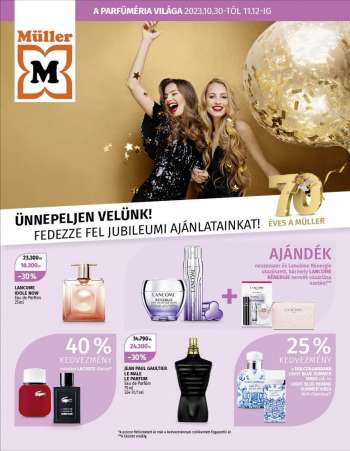 Újság Müller - 2023.10.30 - 2023.11.12.