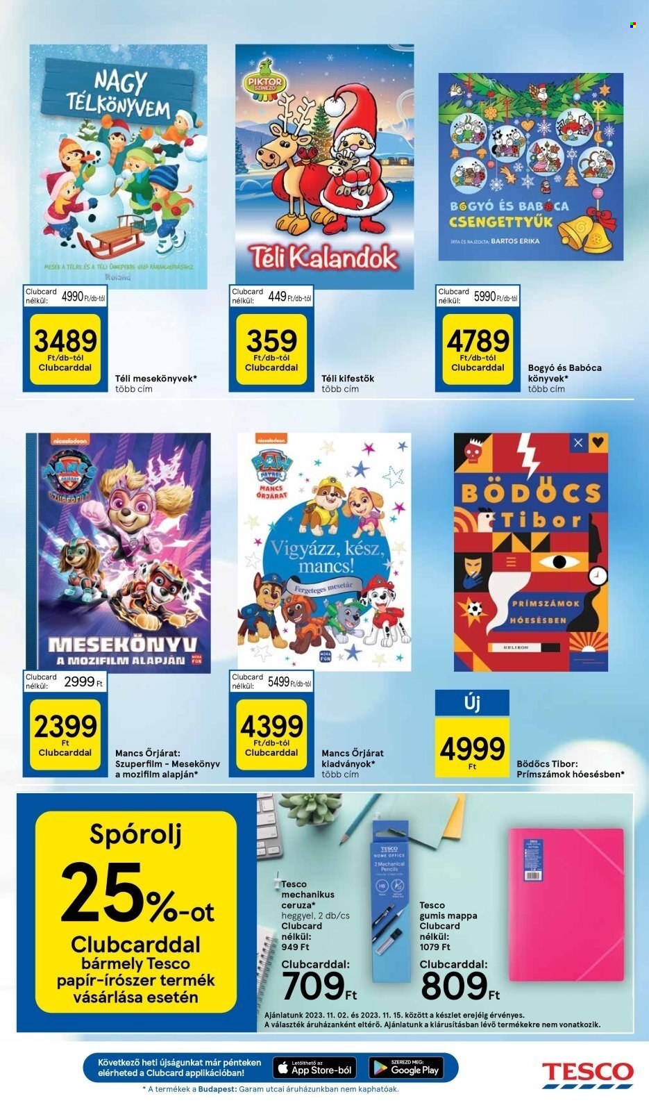 TESCO akciós újságok - 2023.11.02 - 2023.11.08. Oldal 43