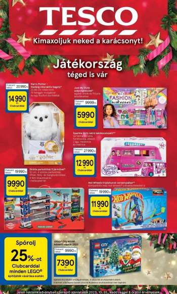 Újság TESCO - 2023.10.31 - 2023.11.21.