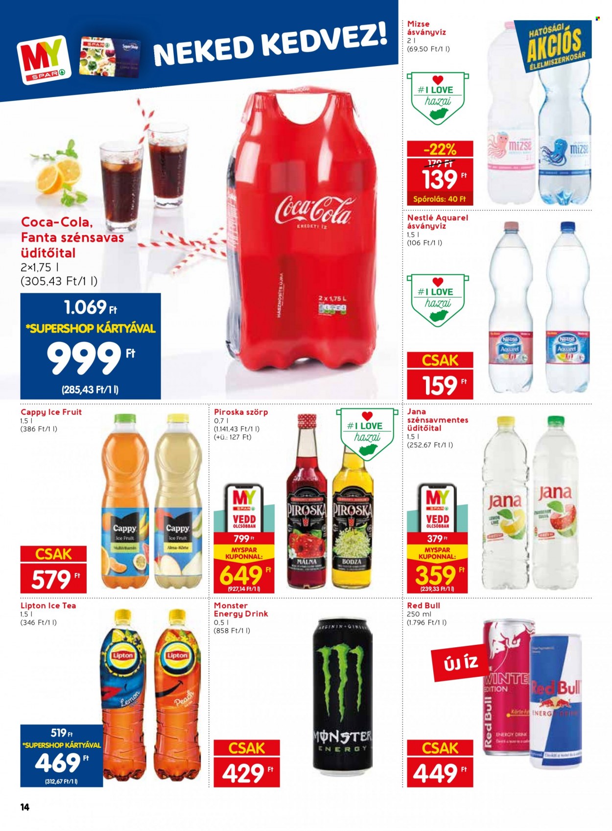 SPAR akciós újságok - 2023.11.02 - 2023.11.08. Oldal 14