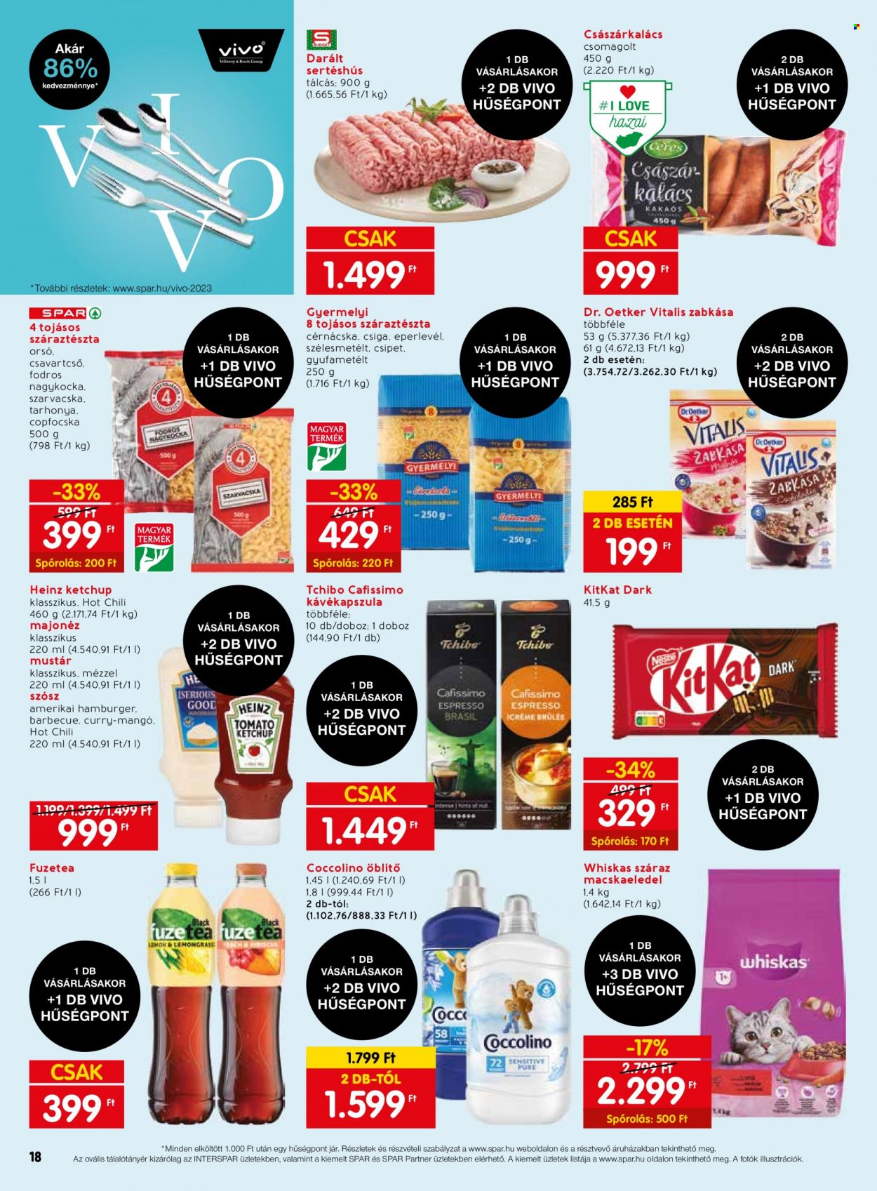 SPAR akciós újságok - 2023.11.02 - 2023.11.08. Oldal 18