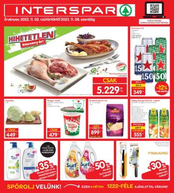 Újság INTERSPAR - 2023.11.02 - 2023.11.08.