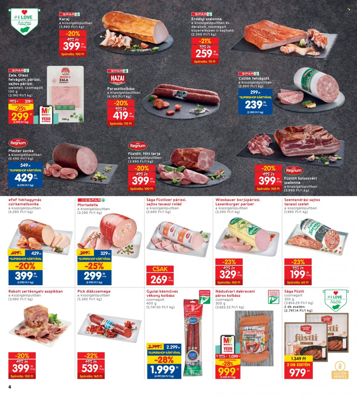 INTERSPAR akciós újságok - 2023.11.02 - 2023.11.08. Oldal 4