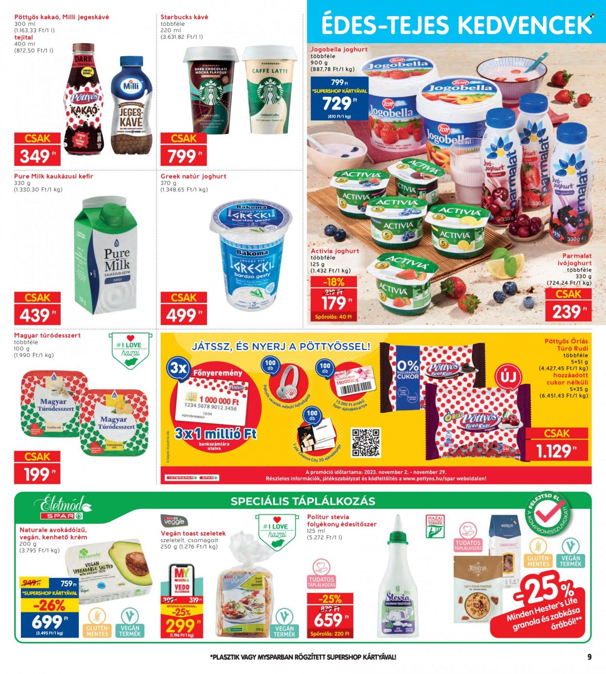INTERSPAR akciós újságok - 2023.11.02 - 2023.11.08. Oldal 9