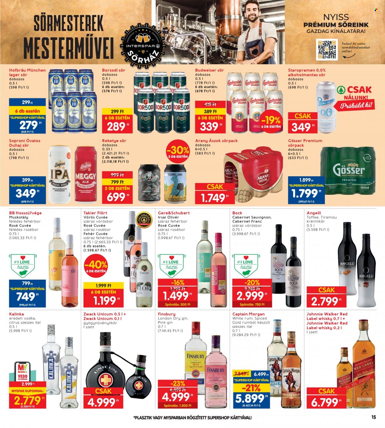 INTERSPAR akciós újságok - 2023.11.02 - 2023.11.08. Oldal 15