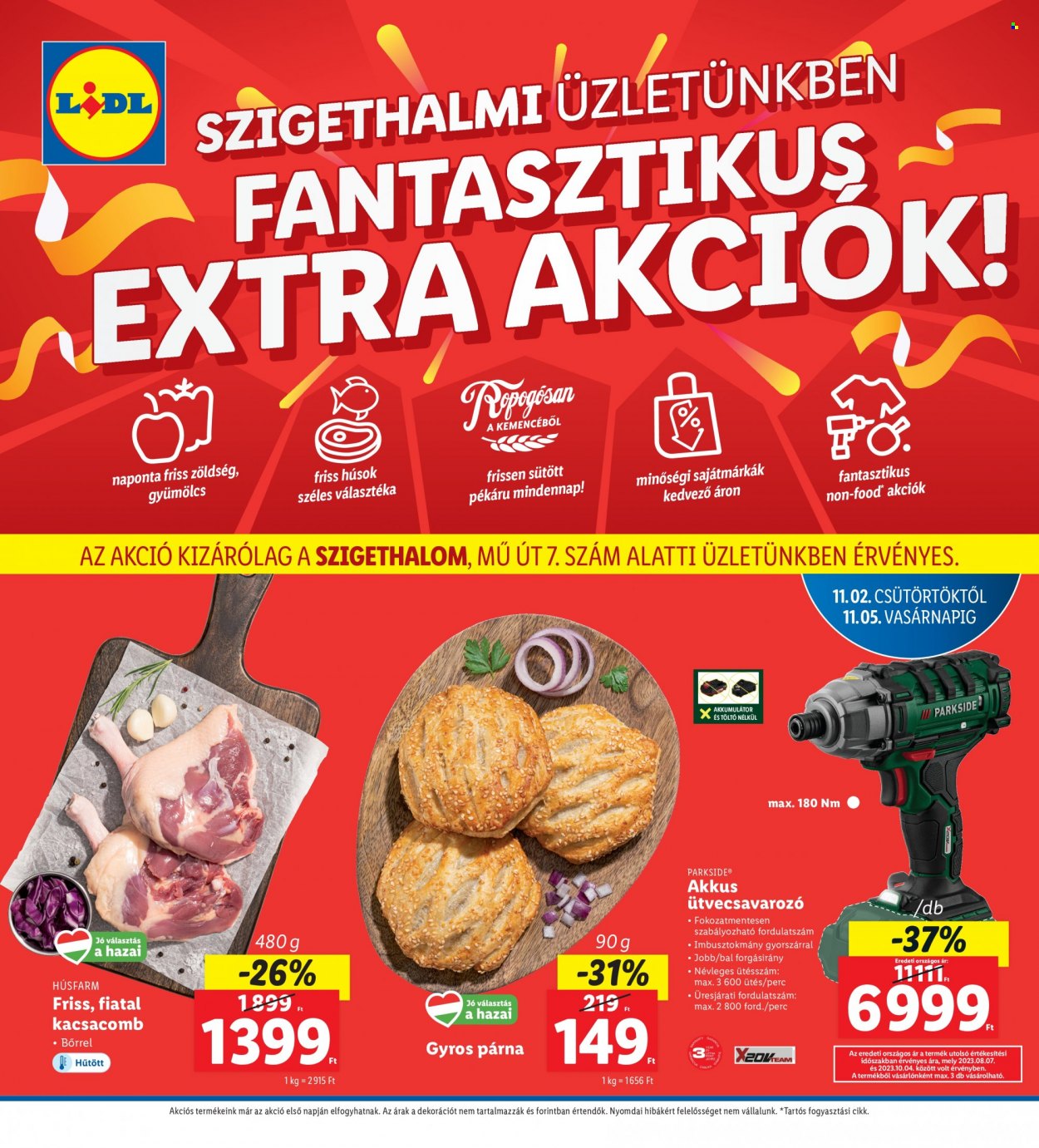 Lidl akciós újságok - 2023.11.02 - 2023.11.05. Oldal 1