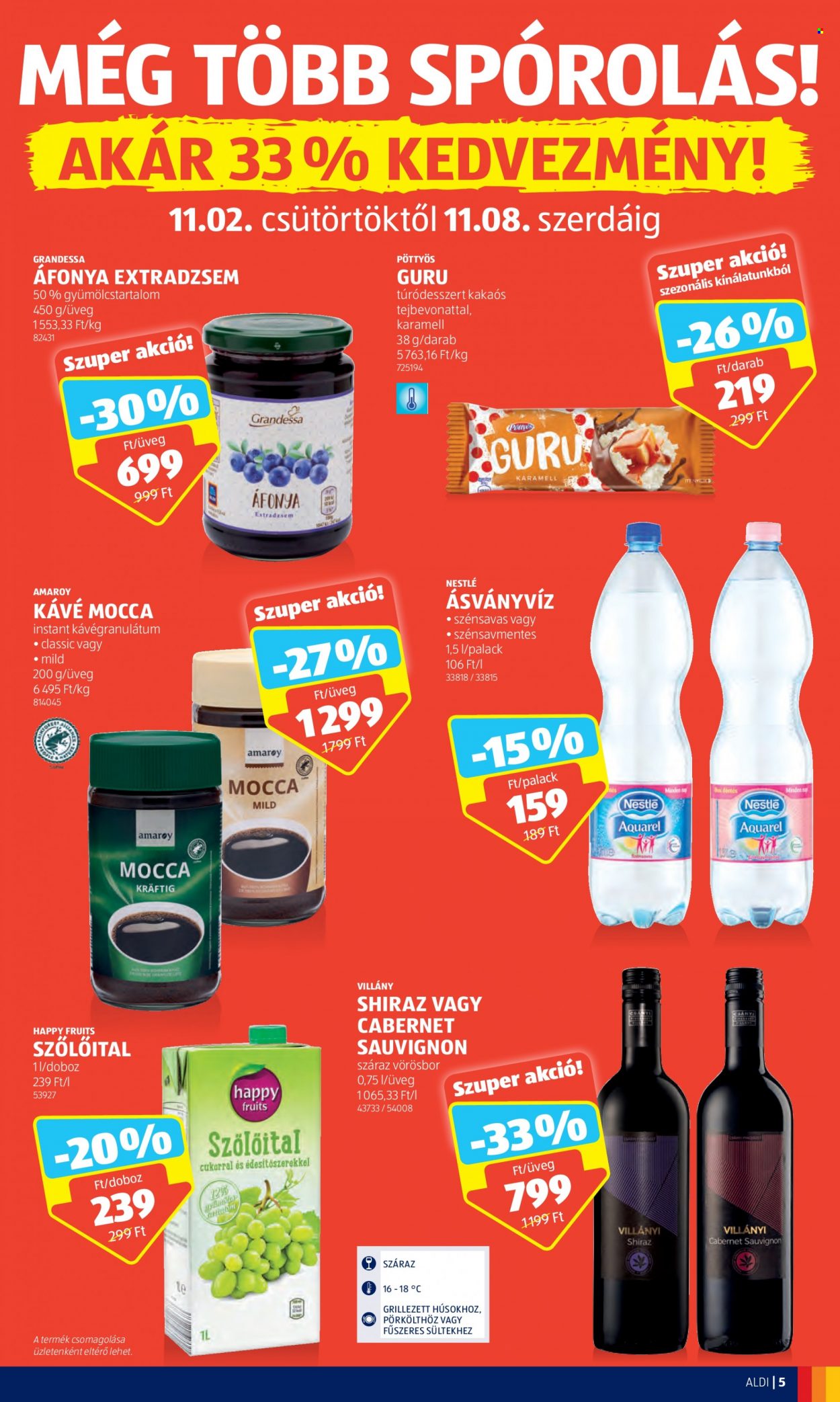 Aldi akciós újságok - 2023.11.02 - 2023.11.08. Oldal 5