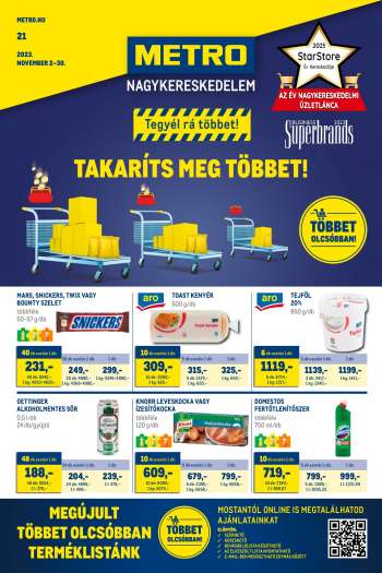 Újság Metro - 2023.11.02 - 2023.11.30.