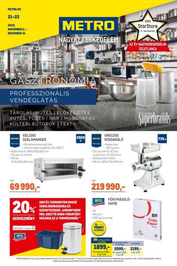 Újság Metro - 2023.11.02 - 2023.12.31.