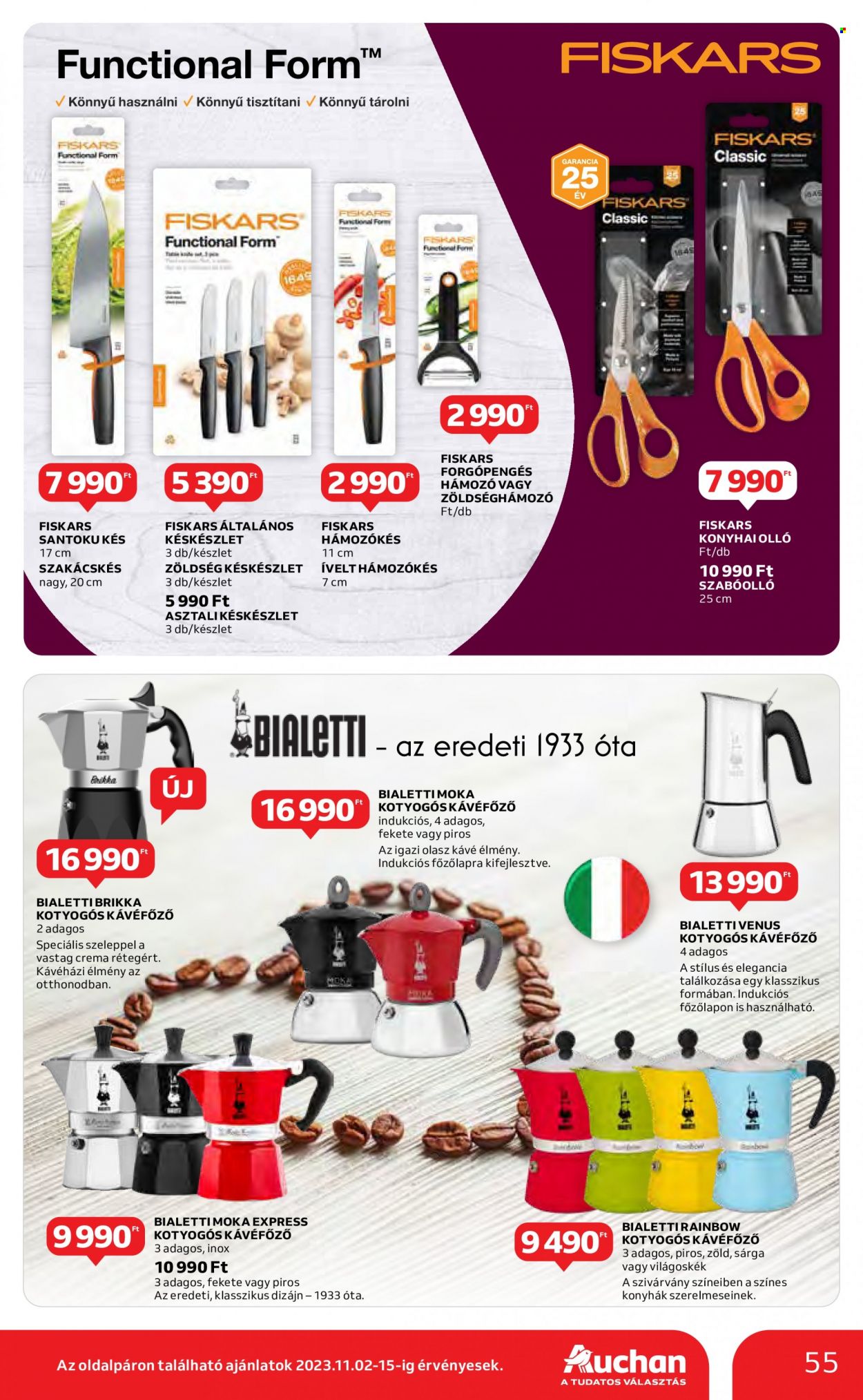 Auchan akciós újságok - 2023.11.02 - 2023.11.08. Oldal 55