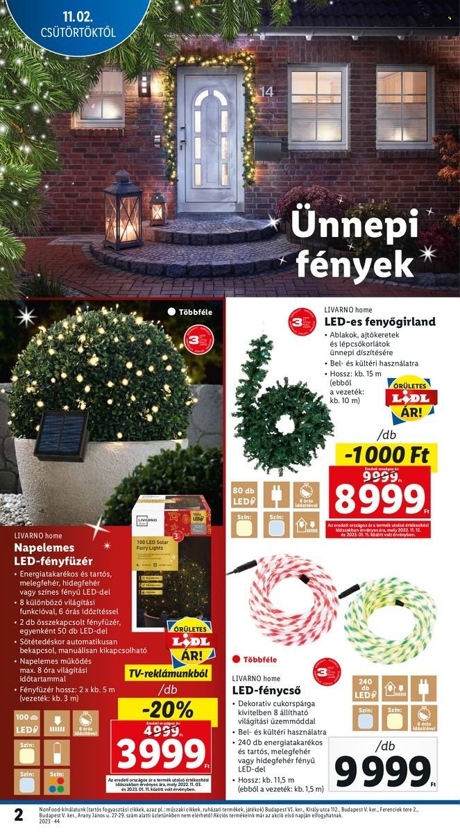 Lidl akciós újságok. Oldal 2