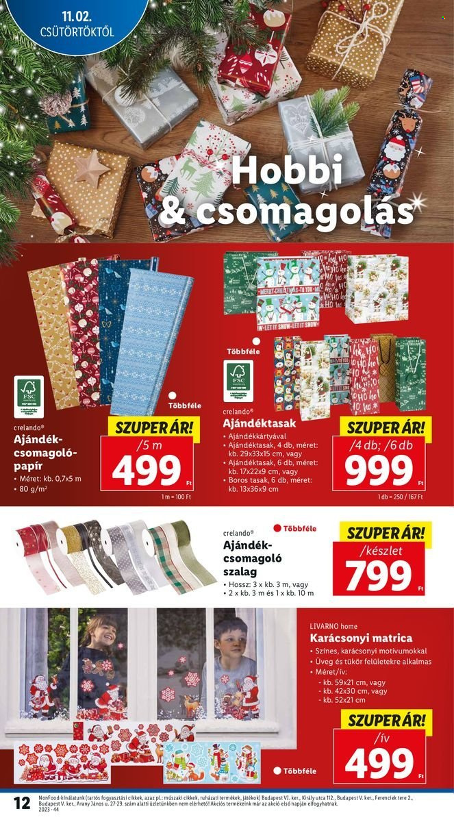 Lidl akciós újságok. Oldal 12