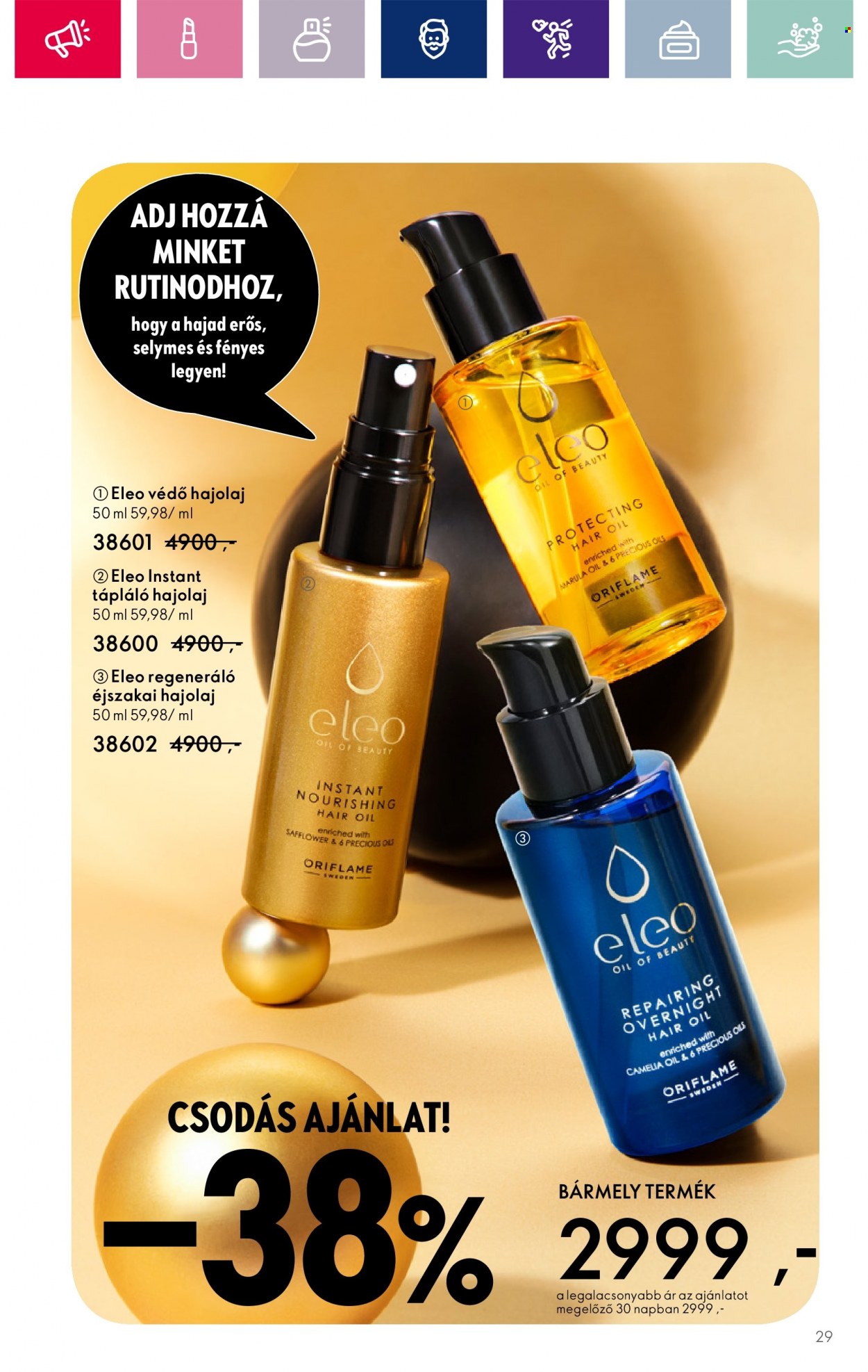 Oriflame akciós újságok - 2023.10.31 - 2023.11.14. Oldal 29