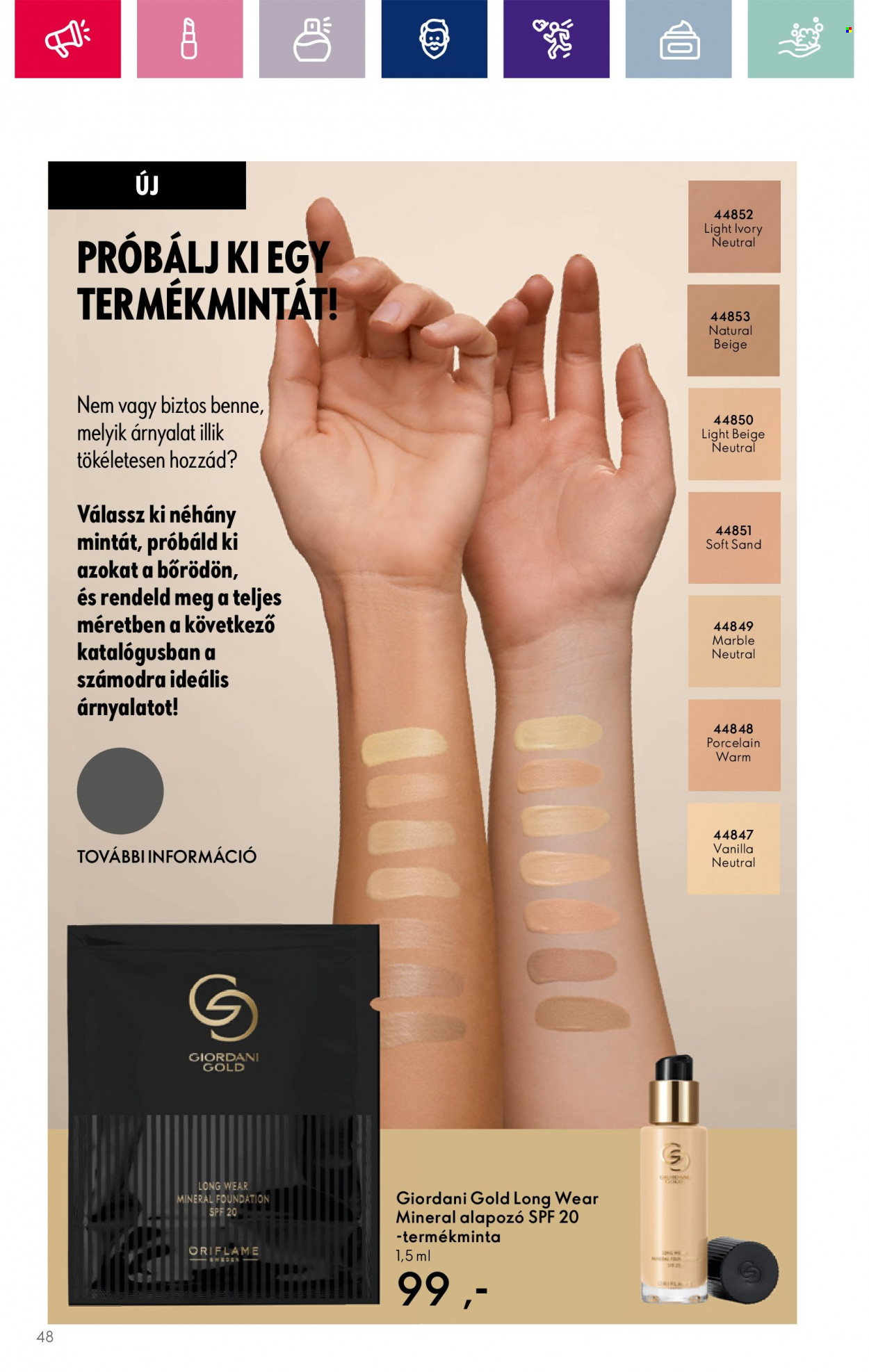 Oriflame akciós újságok - 2023.10.31 - 2023.11.14. Oldal 48