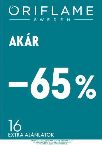 Újság Oriflame - 2023.10.31 - 2023.11.14.
