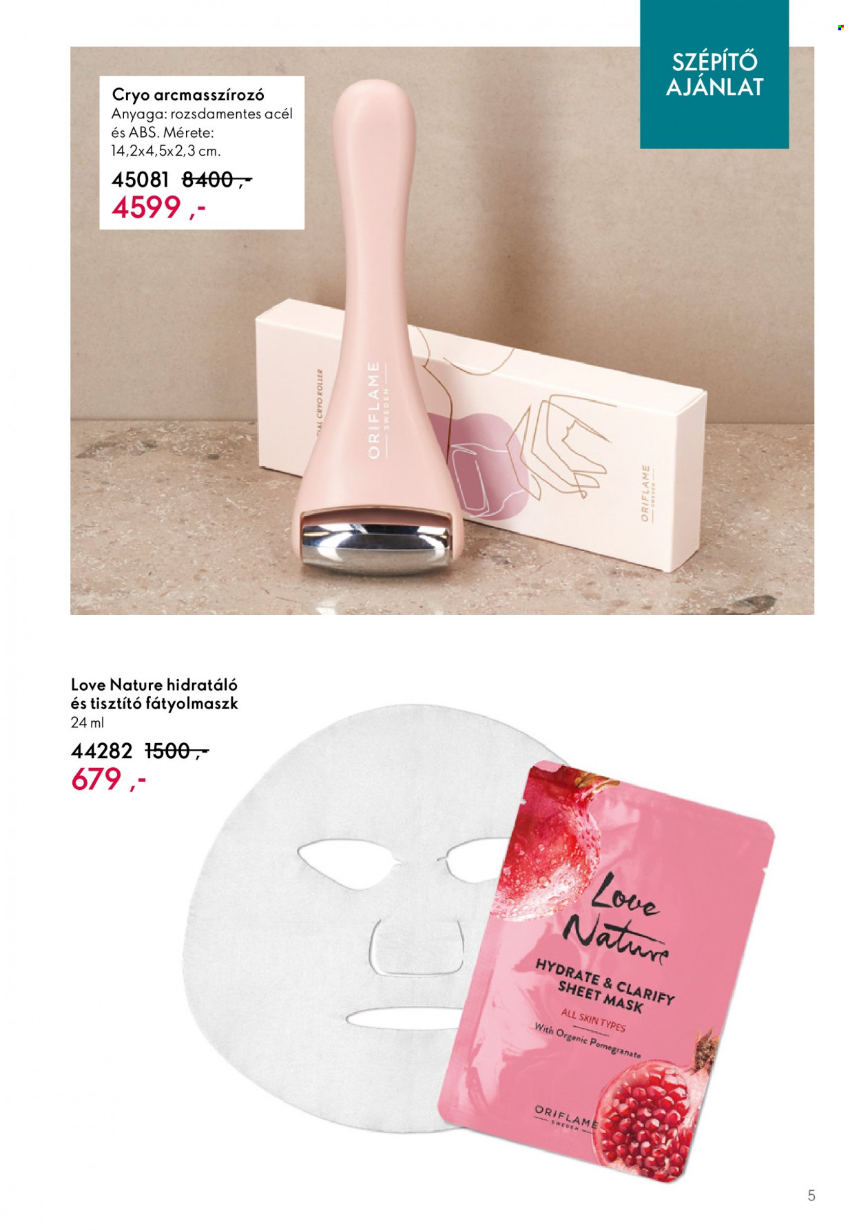 Oriflame akciós újságok - 2023.10.31 - 2023.11.14. Oldal 5