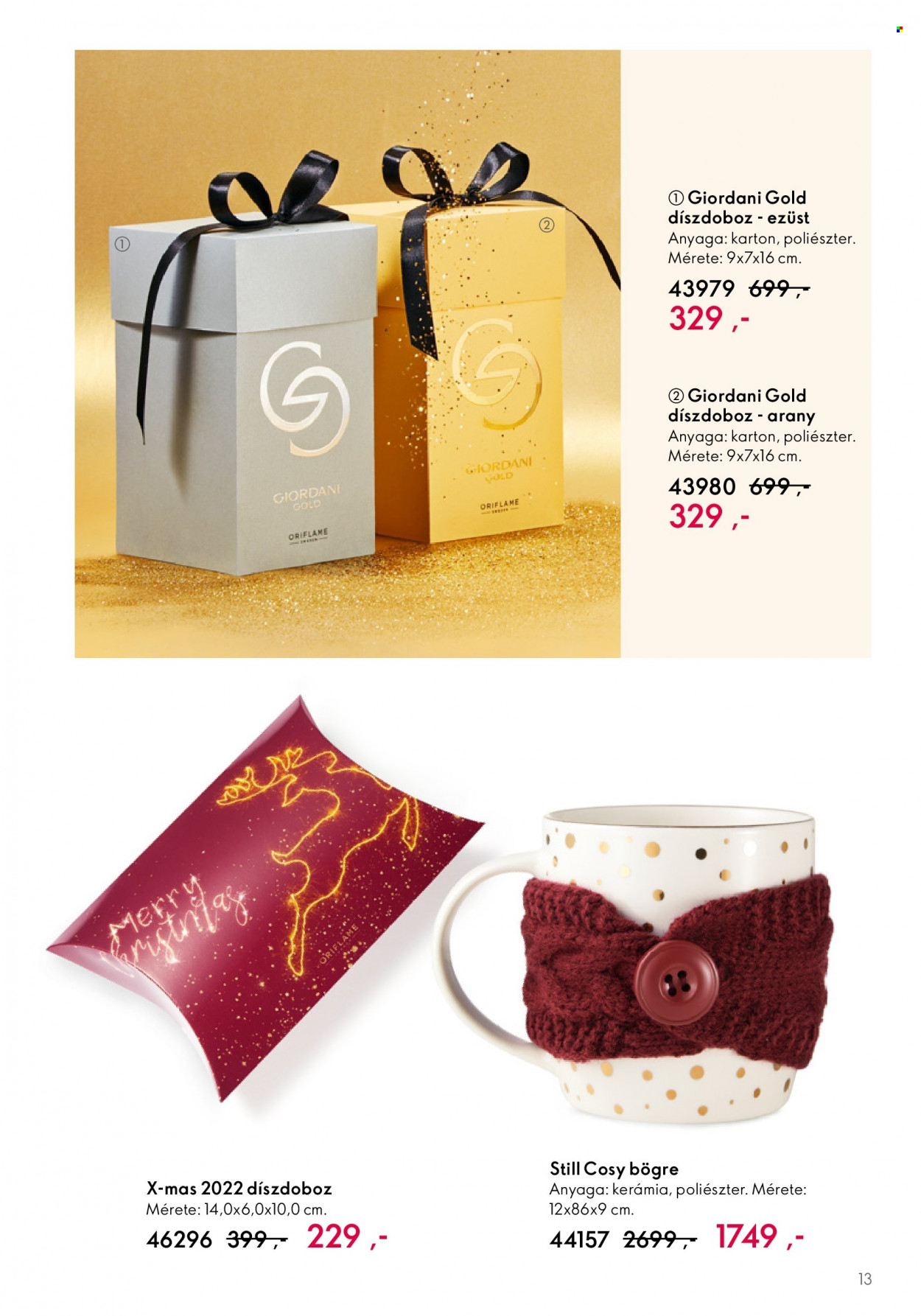 Oriflame akciós újságok - 2023.10.31 - 2023.11.14. Oldal 13