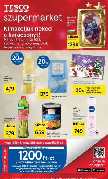 Újság TESCO - 2023.11.09 - 2023.11.15.