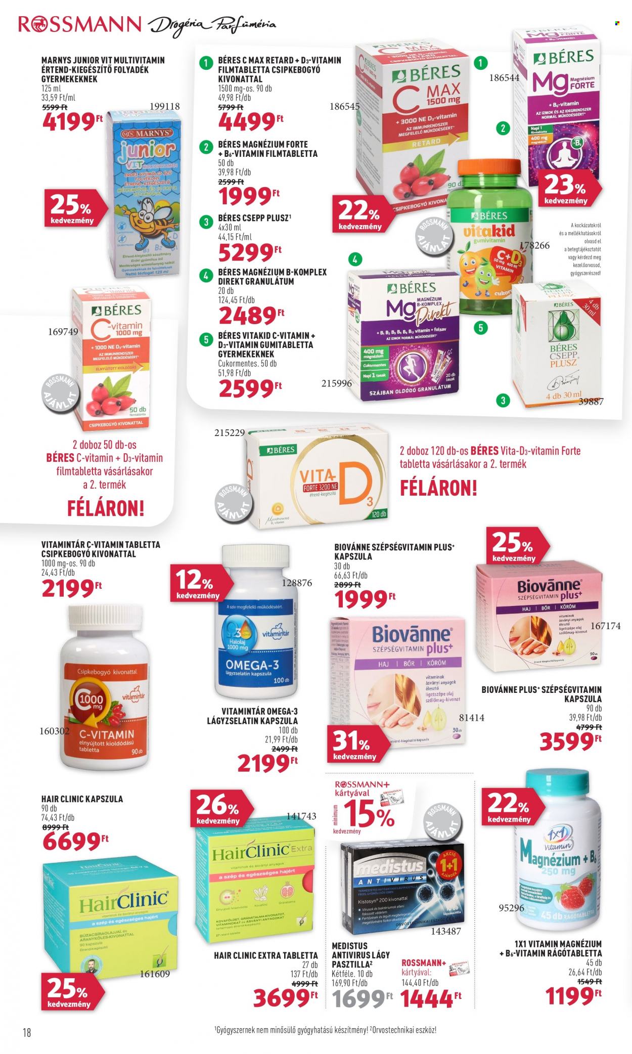 Rossmann akciós újságok - 2023.11.06 - 2023.11.17. Oldal 20