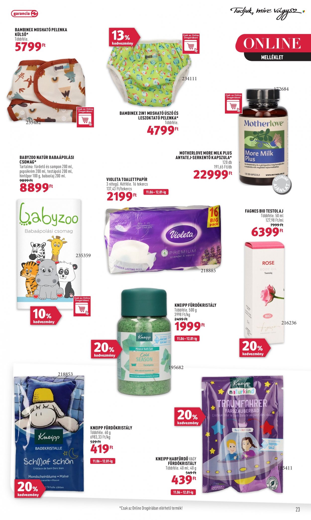 Rossmann akciós újságok - 2023.11.06 - 2023.11.17. Oldal 25