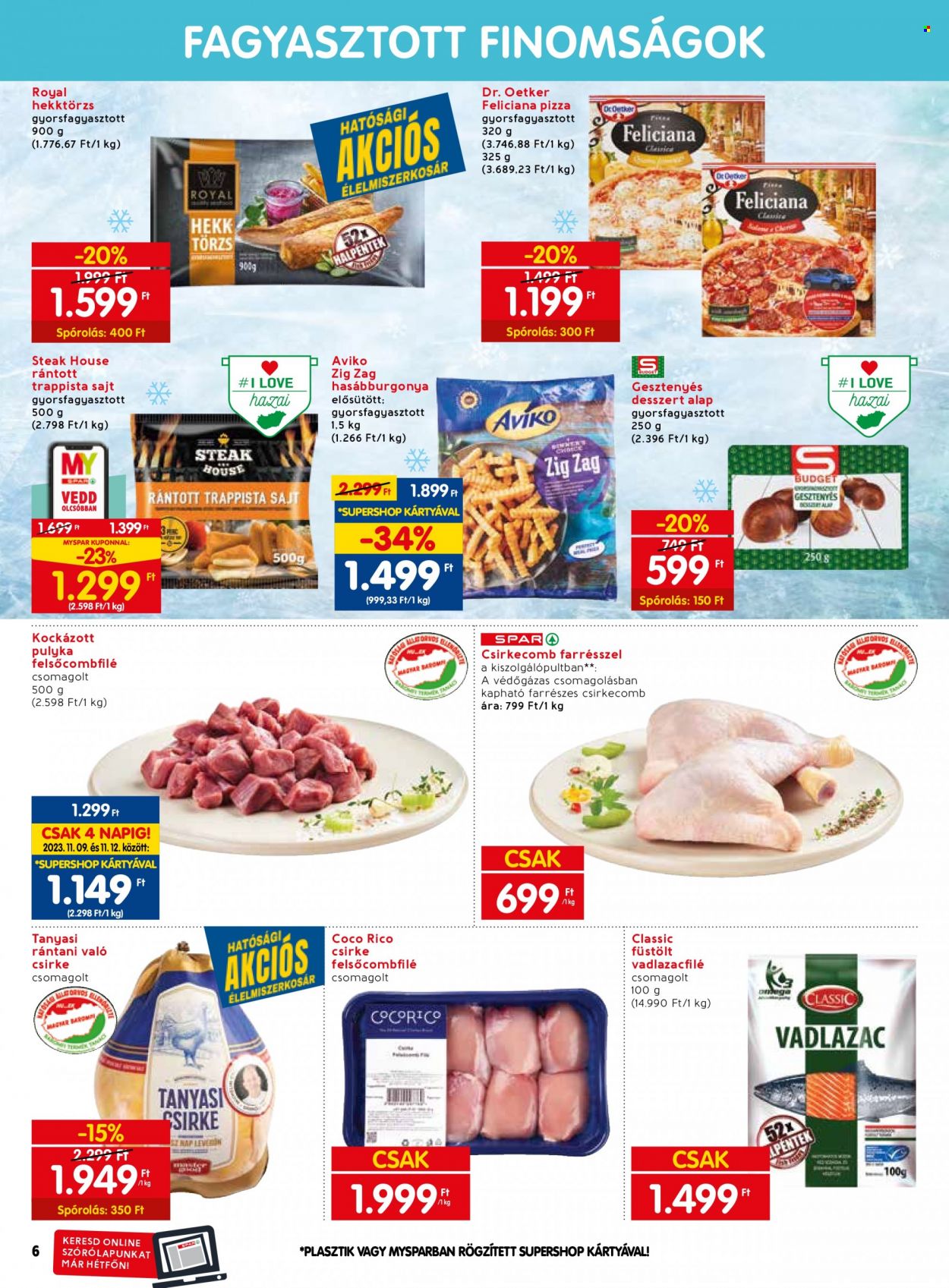 SPAR akciós újságok - 2023.11.09 - 2023.11.15. Oldal 6