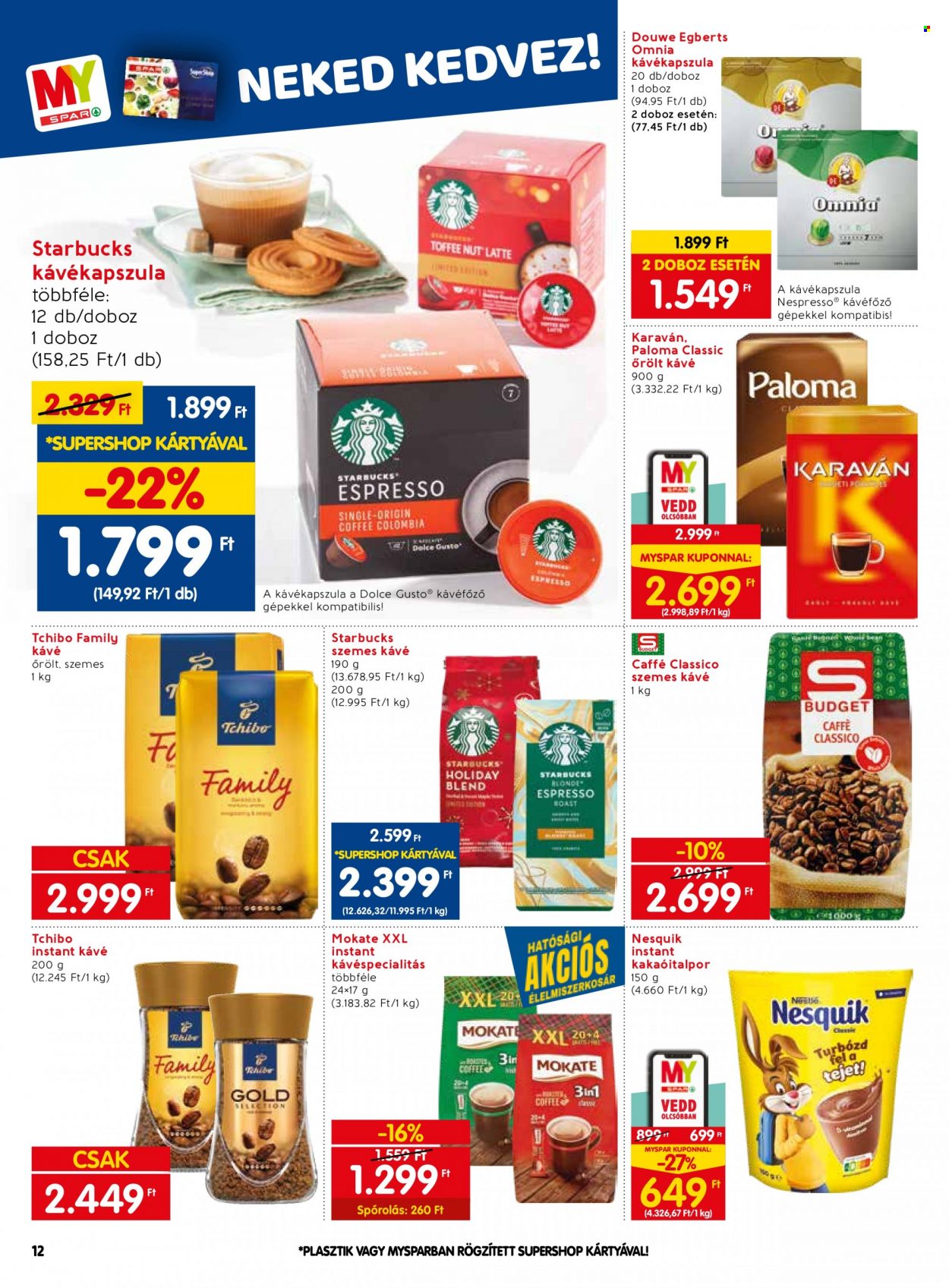 SPAR akciós újságok - 2023.11.09 - 2023.11.15. Oldal 12