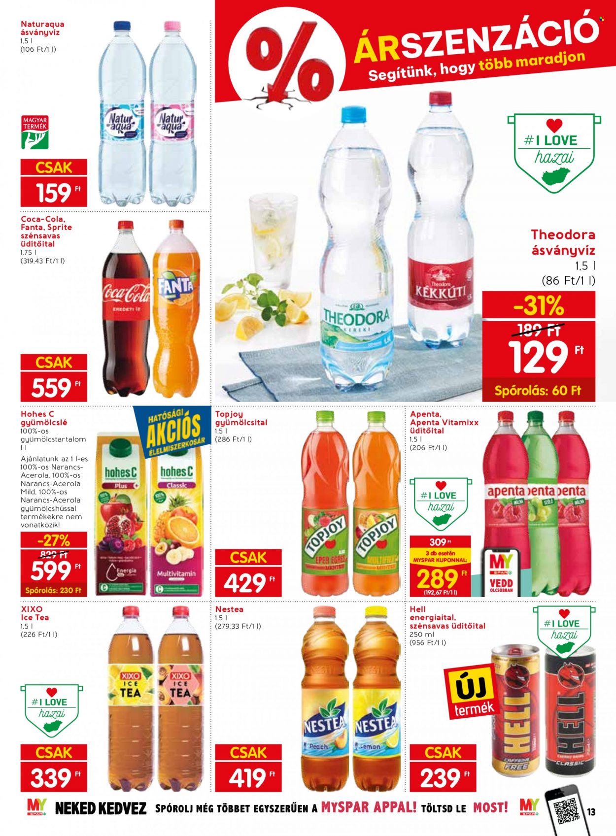 SPAR akciós újságok - 2023.11.09 - 2023.11.15. Oldal 13