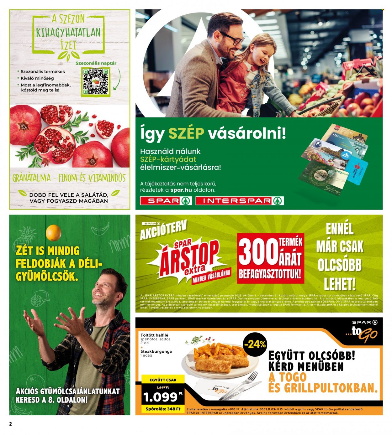 INTERSPAR akciós újságok - 2023.11.09 - 2023.11.15. Oldal 2