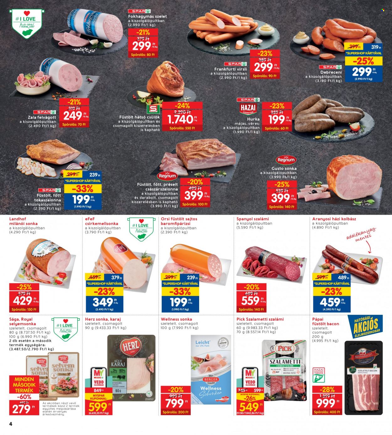 INTERSPAR akciós újságok - 2023.11.09 - 2023.11.15. Oldal 4