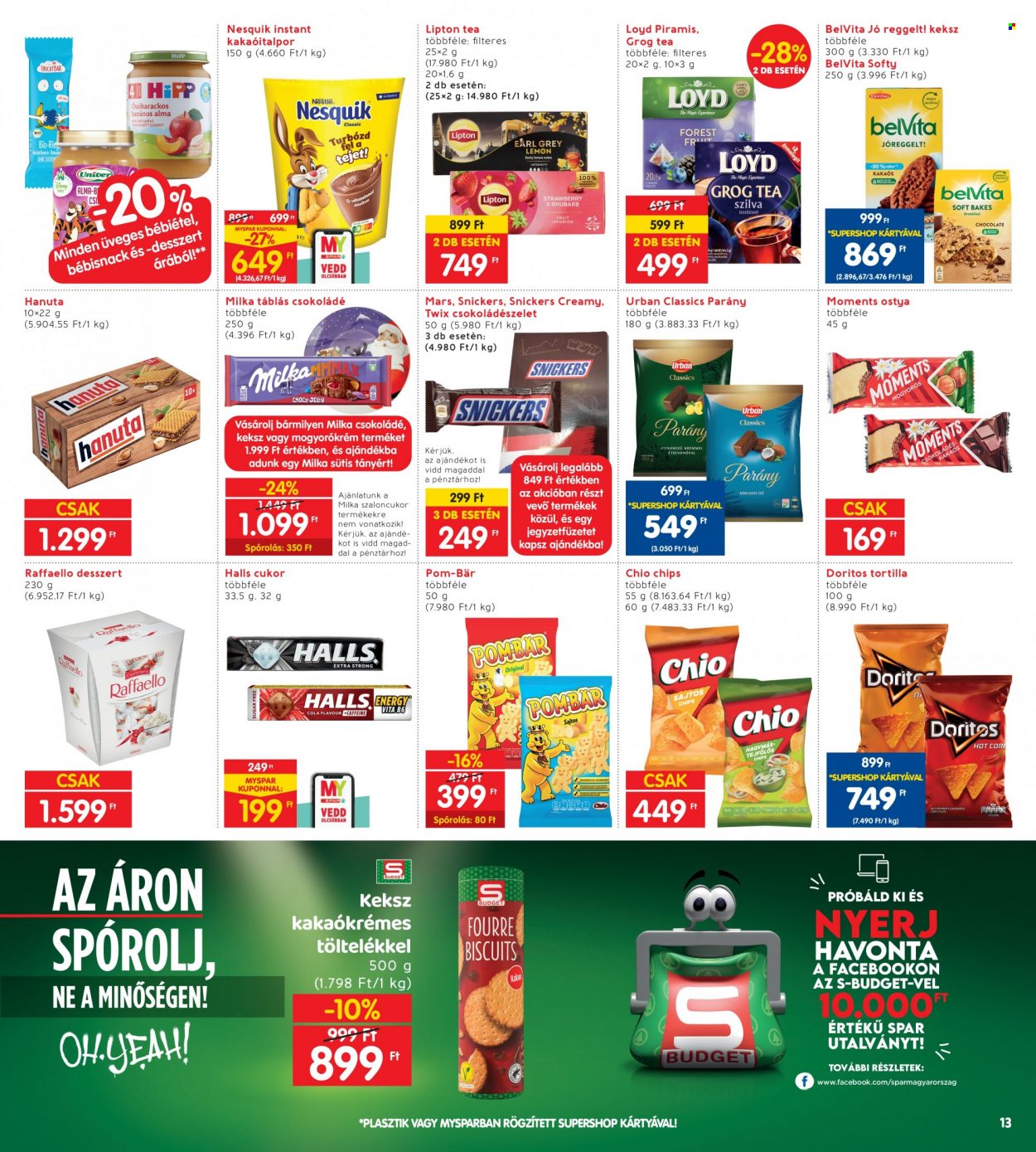 INTERSPAR akciós újságok - 2023.11.09 - 2023.11.15. Oldal 13