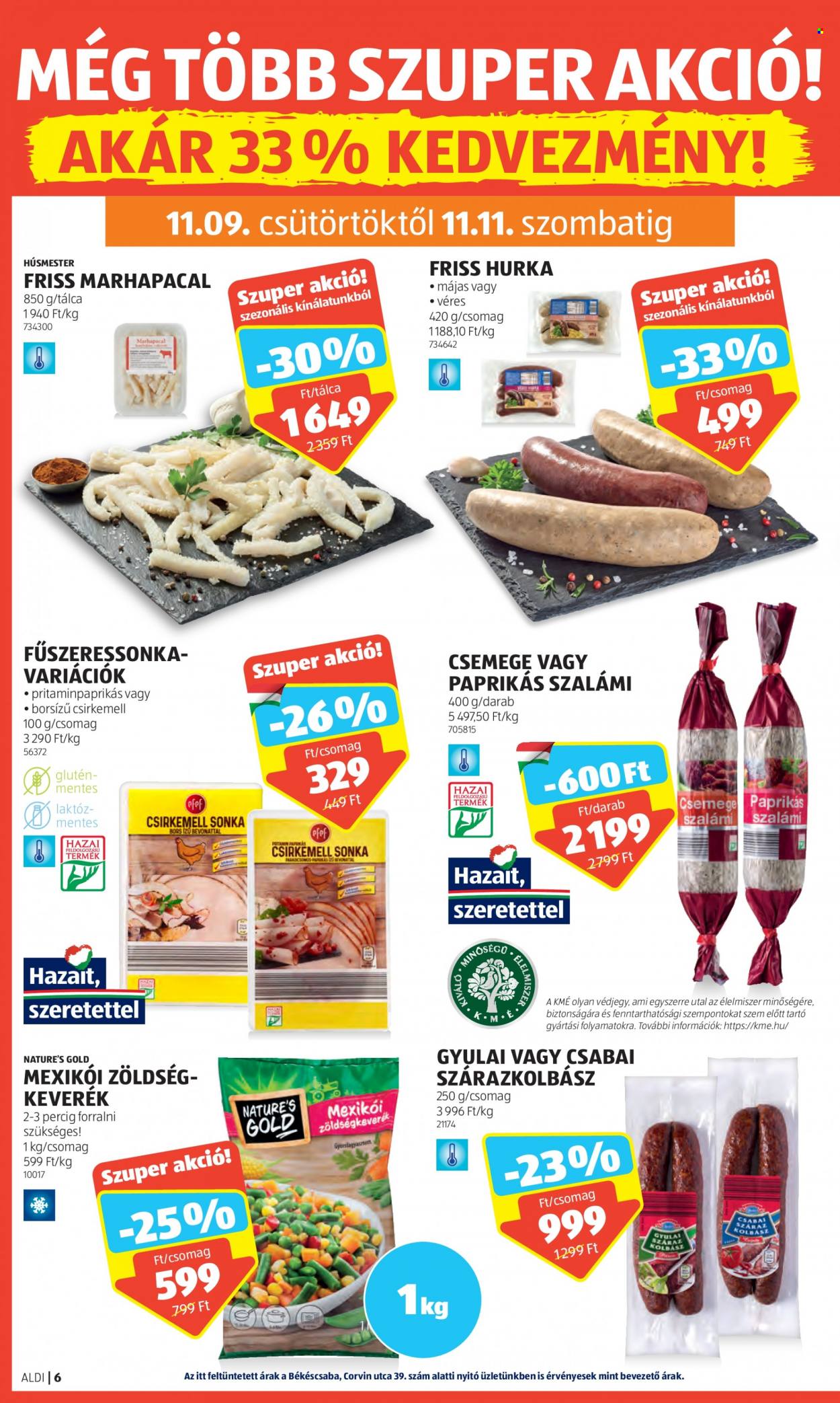 Aldi akciós újságok - 2023.11.09 - 2023.11.15. Oldal 8