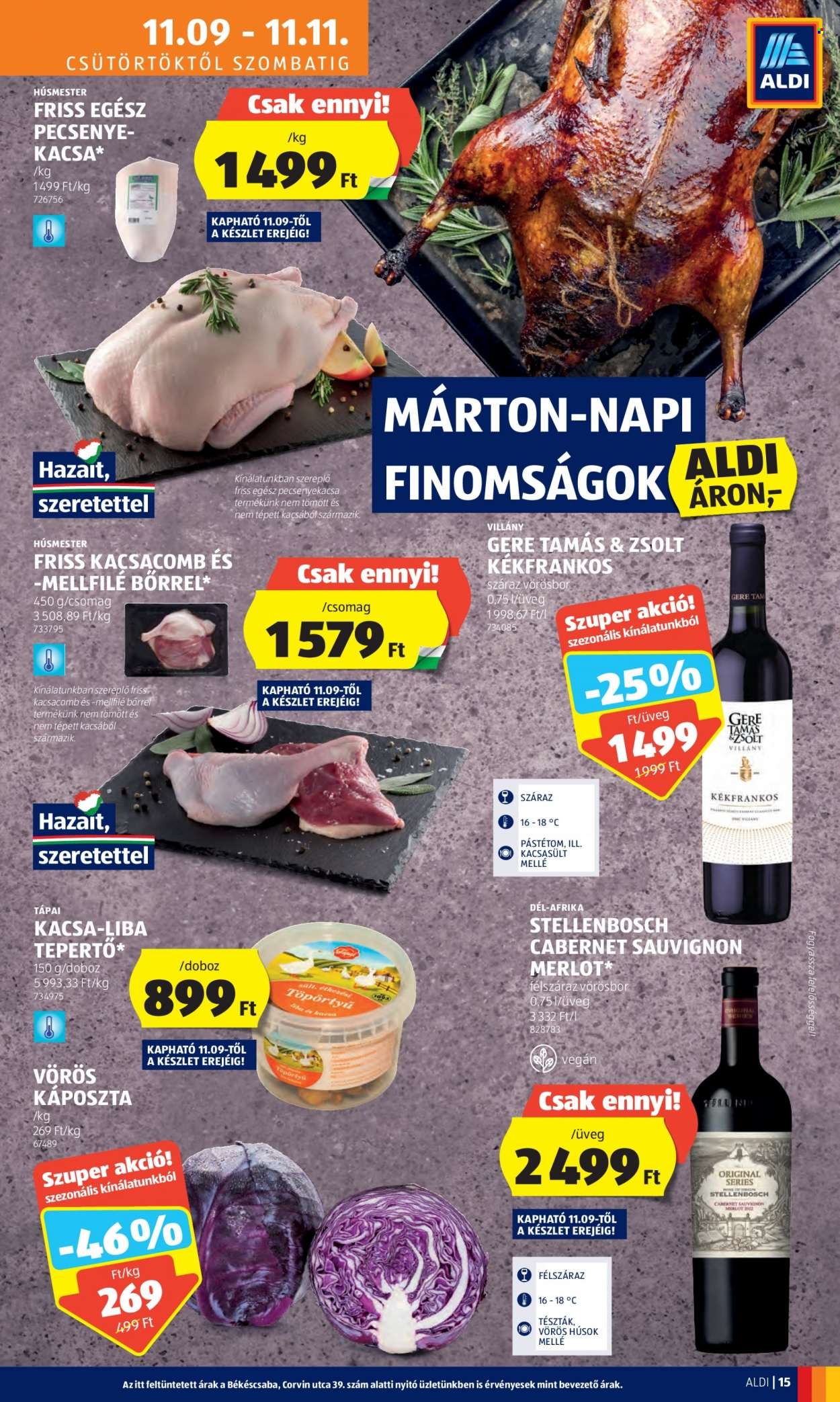 Aldi akciós újságok - 2023.11.09 - 2023.11.15. Oldal 17